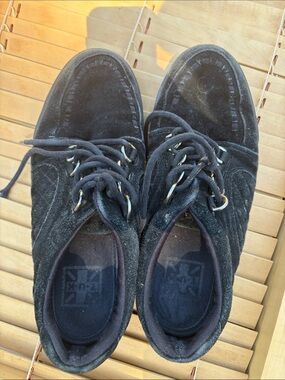 tuk Black Suede Chukka Boots with Lace-Up Eyelets